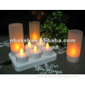 Rechargeable led tea light, led candle ,artical candle